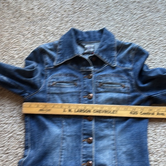Joe’s Jeans Vintage Retro Women’s Denim Jacket Rocker Hippie Made in USA Sz S - Picture 8 of 13